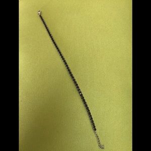 Black Spinel tennis bracelet